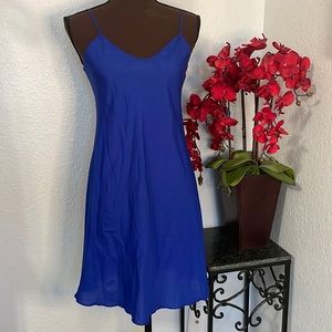 Anna Sui Blue Sleeveless Slip Dress 2